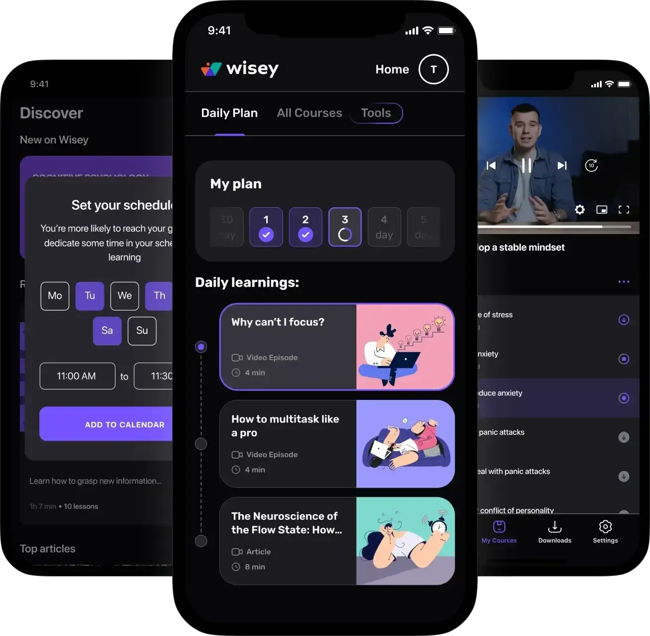 Wisey app preview